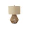 Monarch Specialties Lighting, 22 in.H, Table Lamp, Brown Rope, Beige Shade, Transitional I 9628 - alternate 7